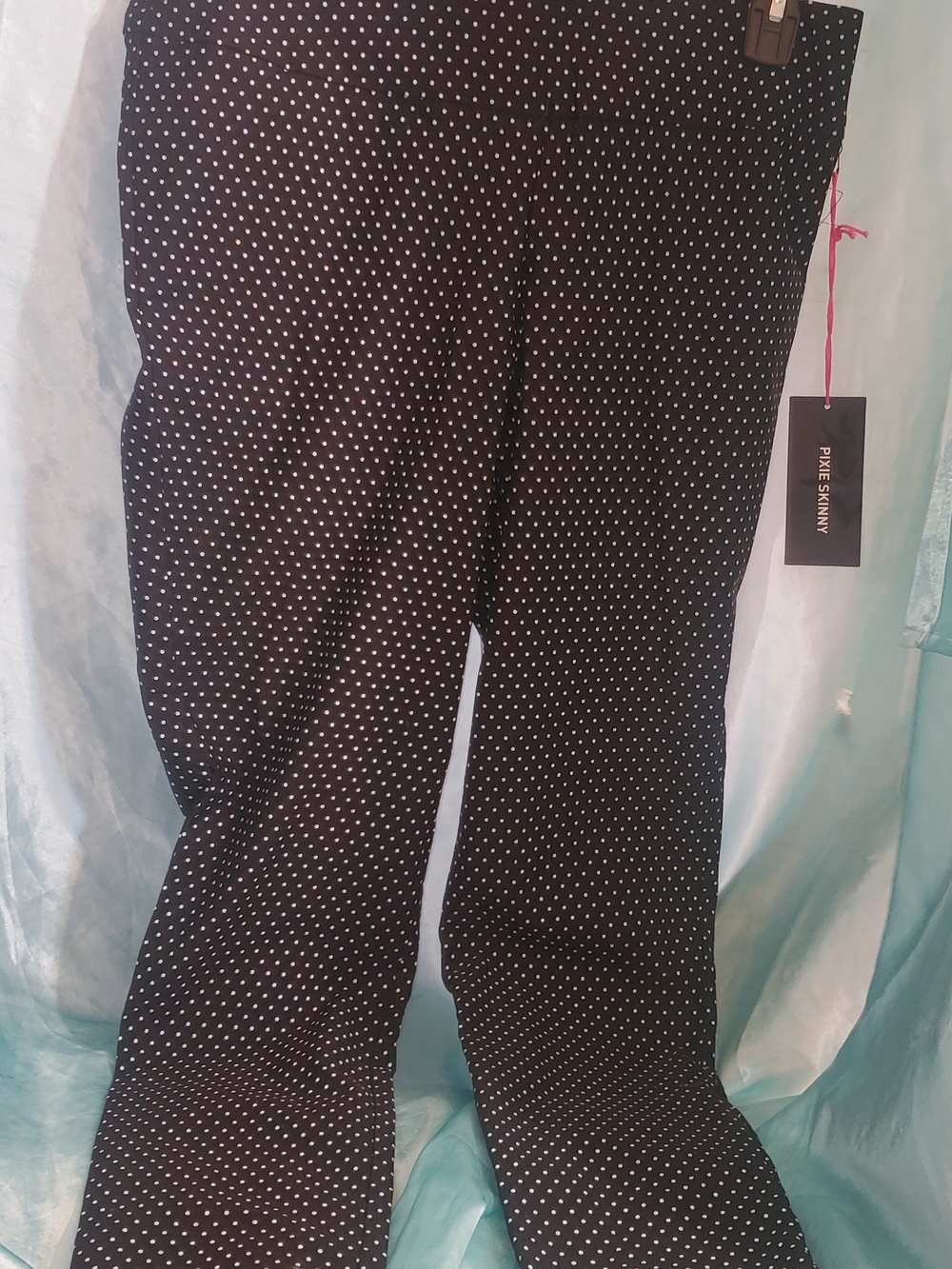 Torrid Black Polka Dot Skinny Pixie Pants Size 1 - 14/16
